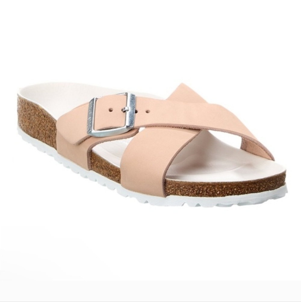 Birkenstock Women's Siena Hex Light Rose Nubuck Sz 8
